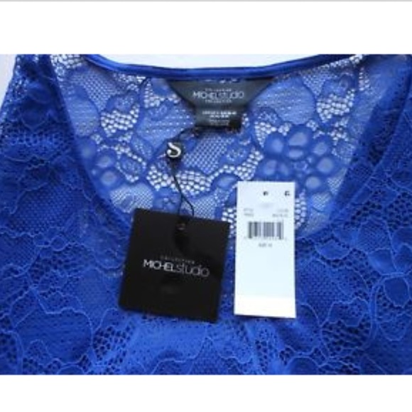 MICHEL STUDIO Sheer Lace Top & Camisole - Picture 7 of 7